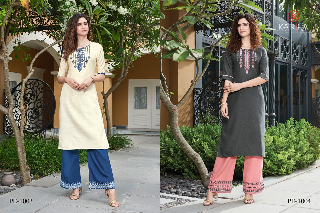 Kanika Presents Plazzo Express  Designer Kurti