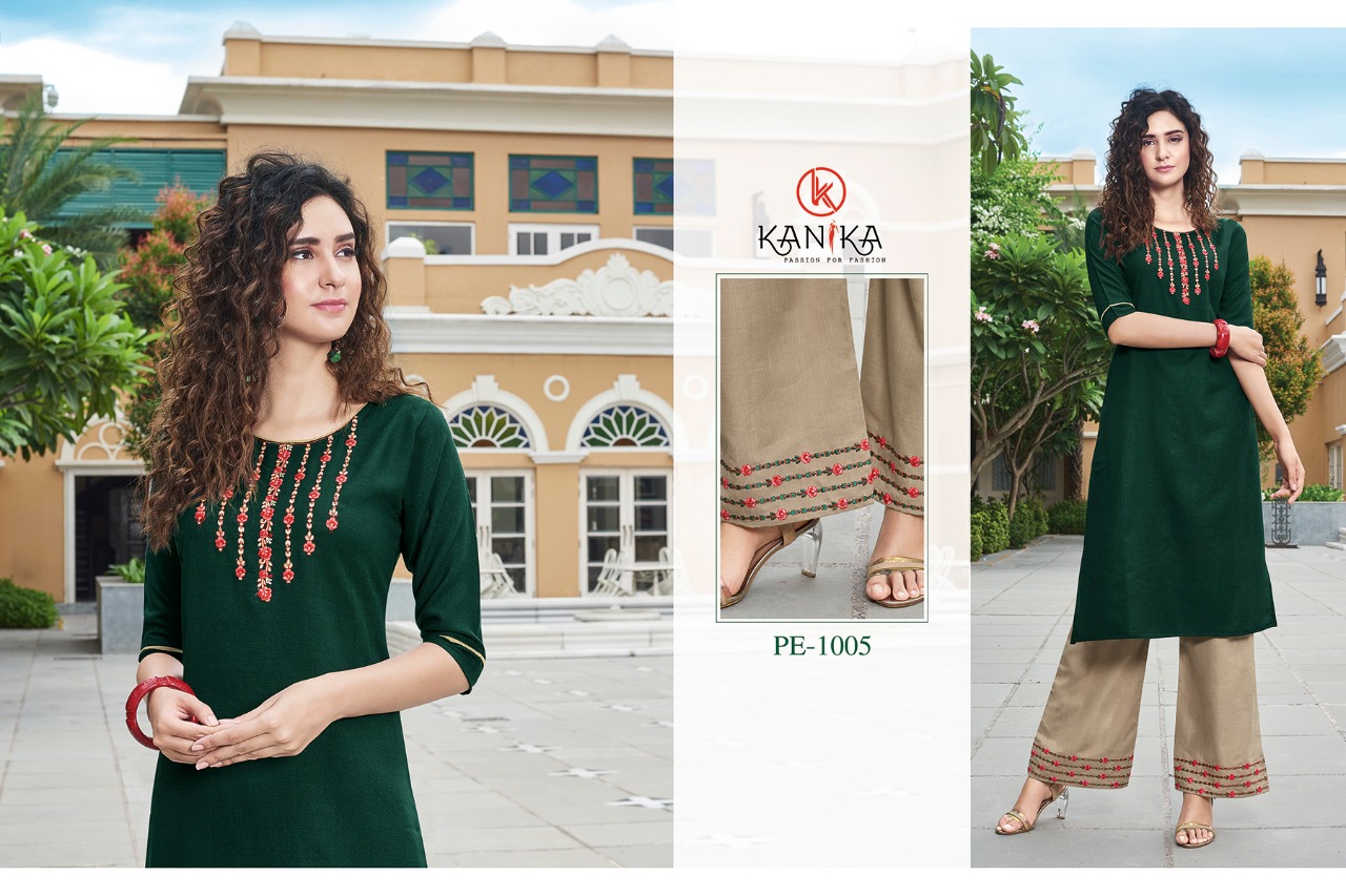 Kanika Presents Plazzo Express  Designer Kurti