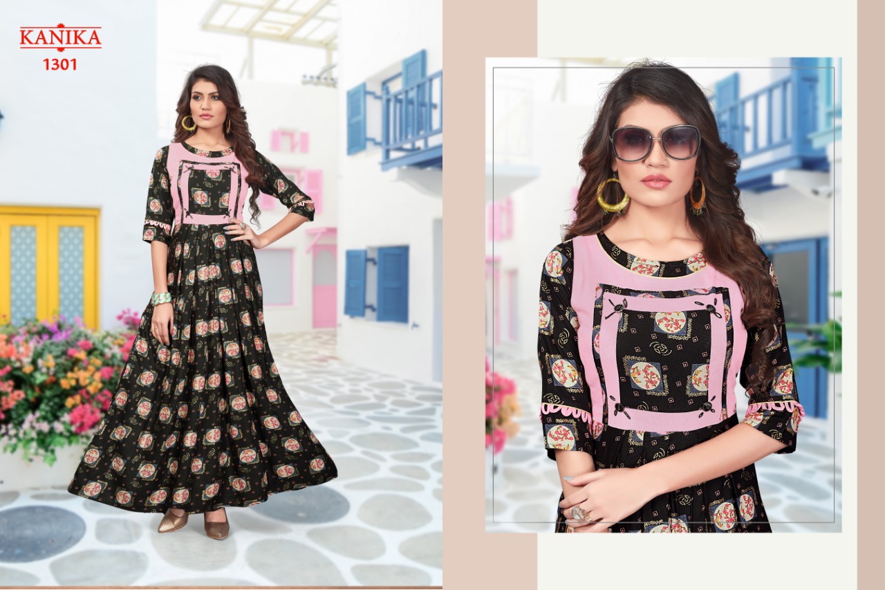 Kanika Presents Vintage  Long Gown Kurti Collection