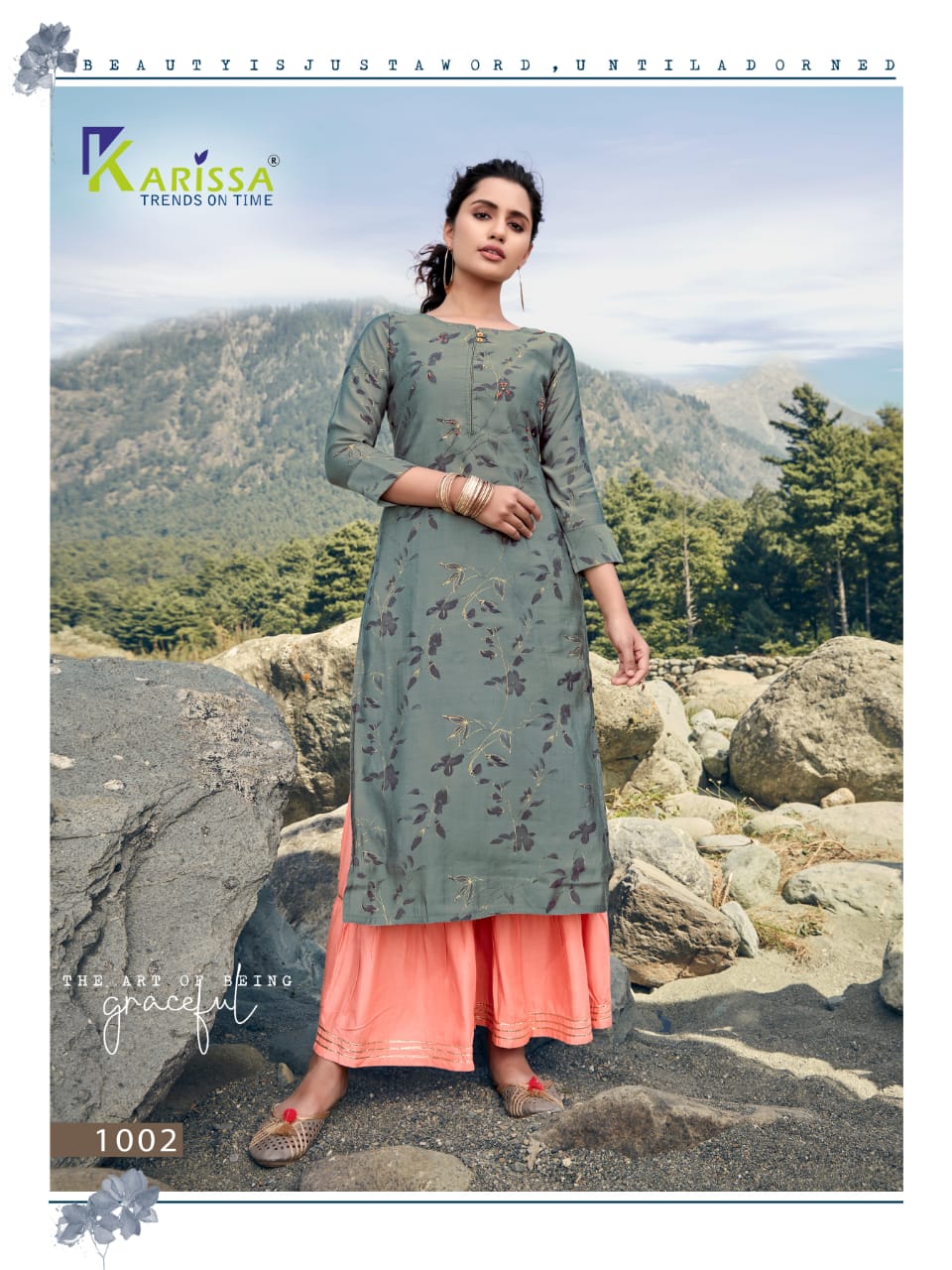 Karissa  Presents  Rangat Stylish Kurti With Bottom Collection