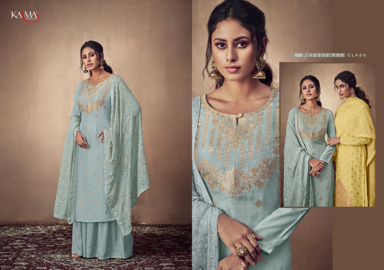 Karma 666 Series Designer Salwar Suits