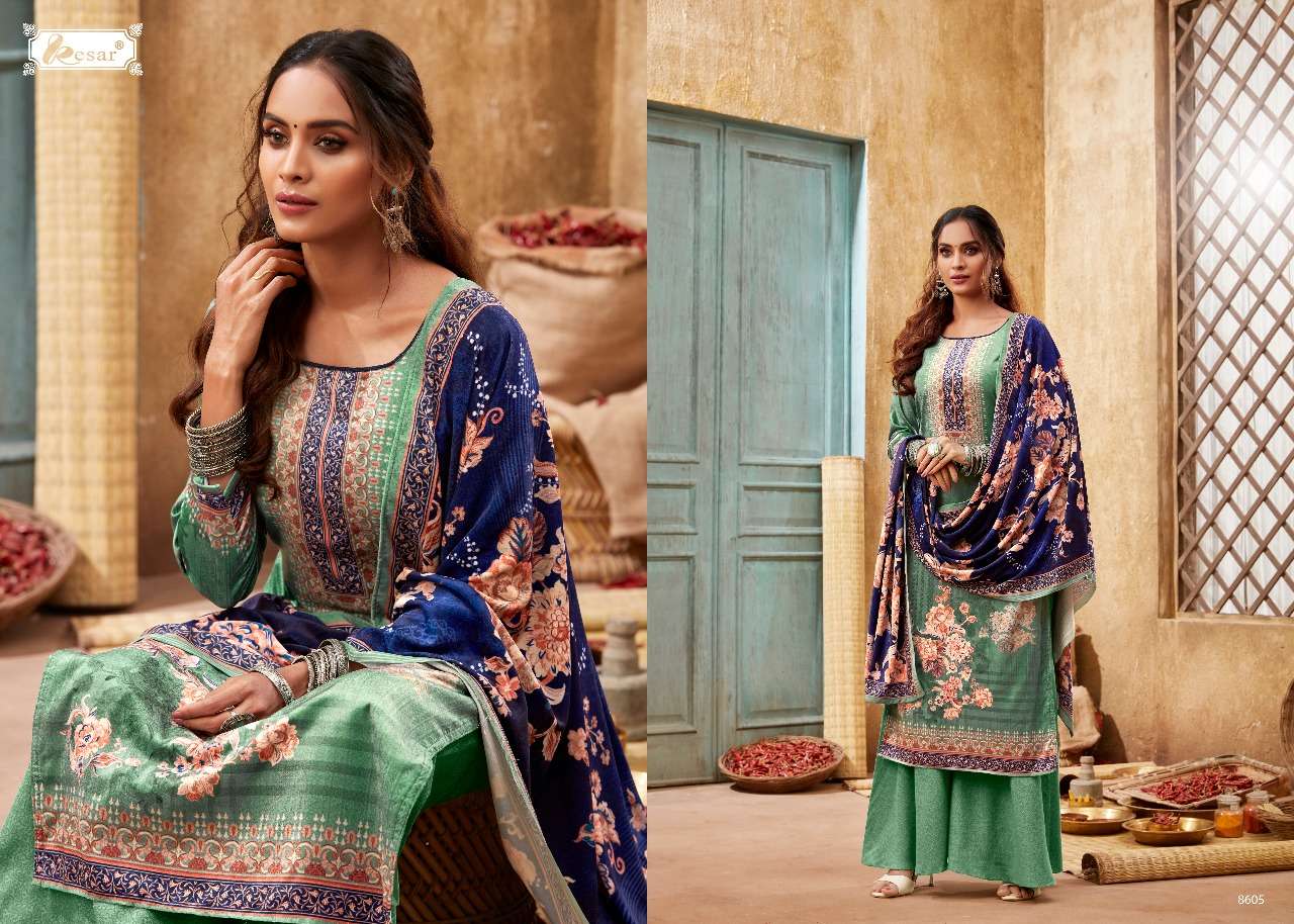 Kesar Presents  Hiraeth  Designer Dress Material