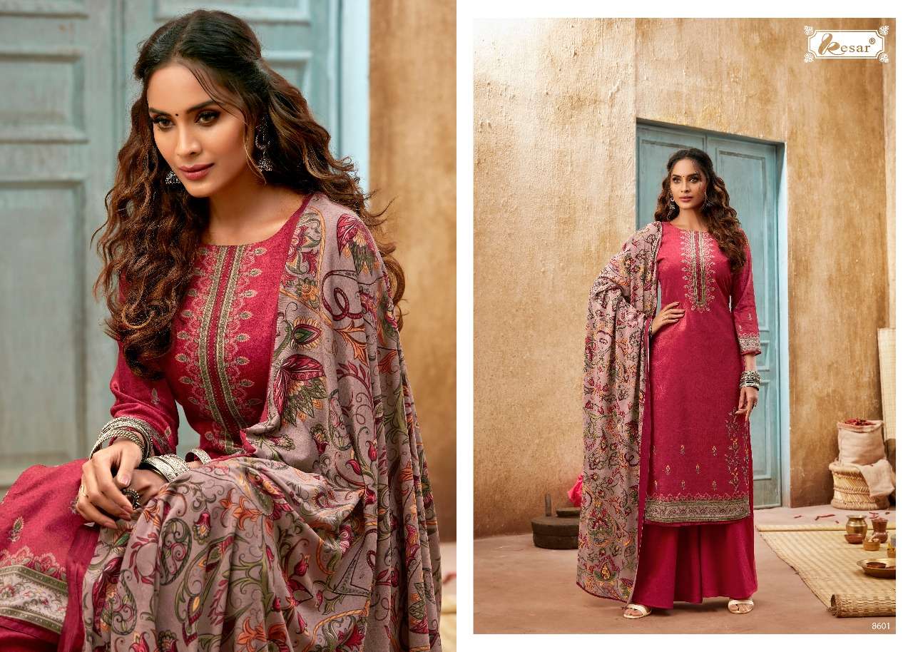 Kesar Presents  Hiraeth  Designer Dress Material