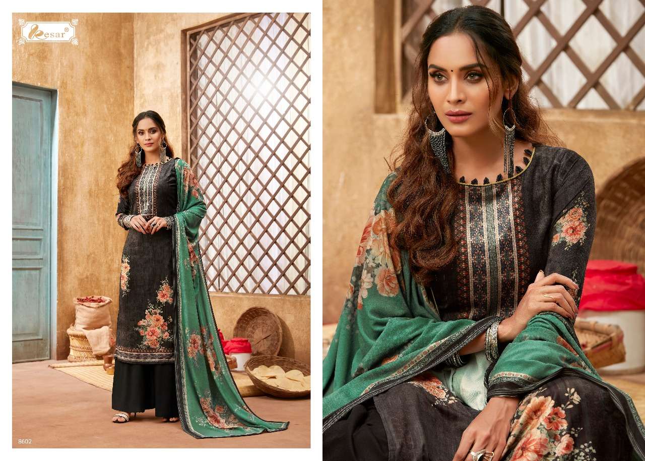 Kesar Presents  Hiraeth  Designer Dress Material