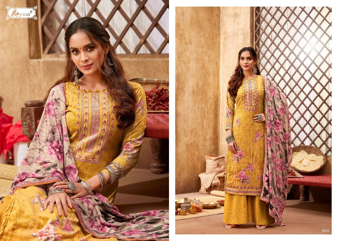 Kesar Presents  Hiraeth  Designer Dress Material