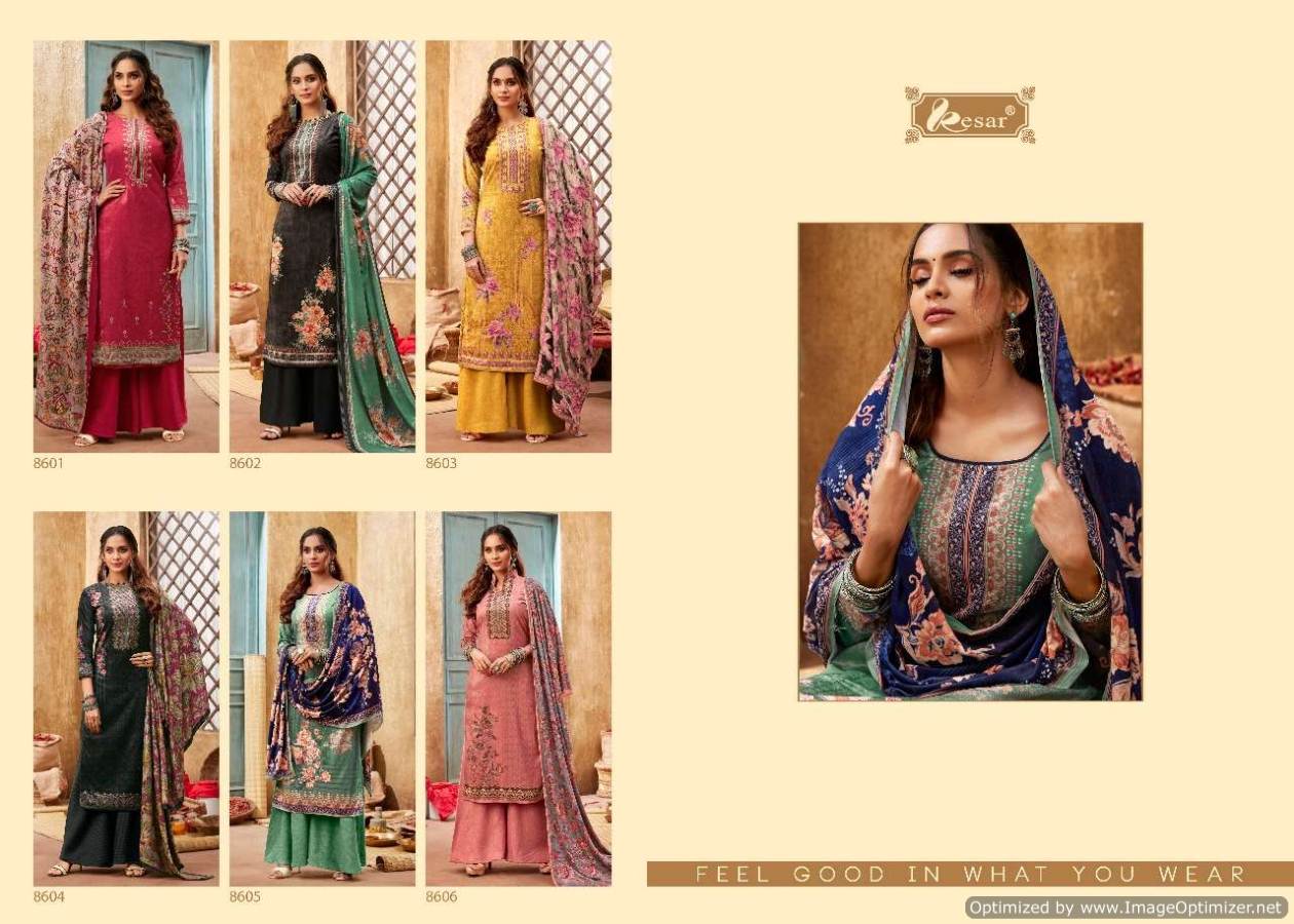Kesar Presents  Hiraeth  Designer Dress Material