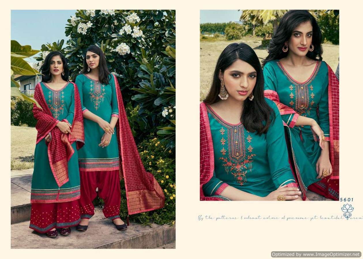 Kessi  Presents Lashkara Designer Festive Wear Dress Material
