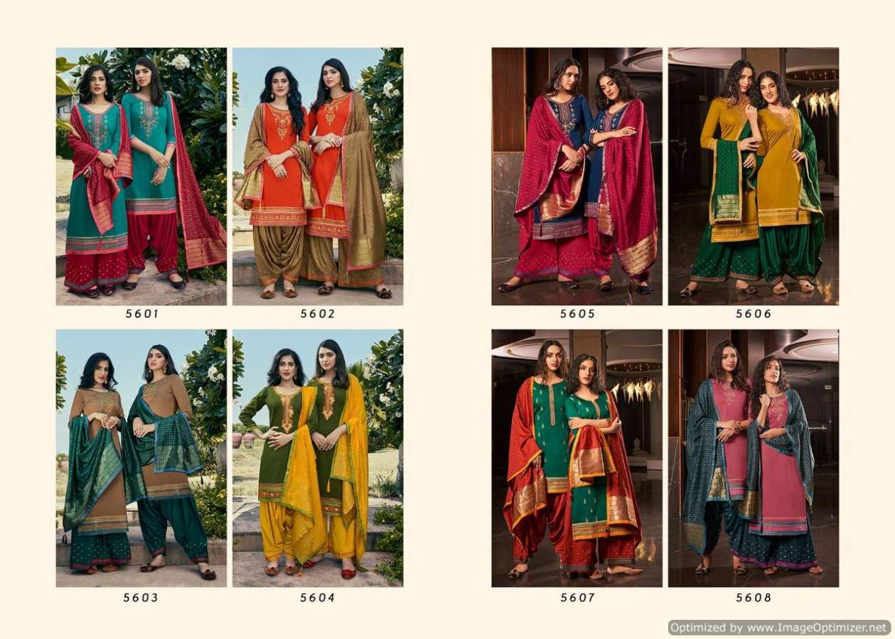 Kessi  Presents Lashkara Designer Festive Wear Dress Material