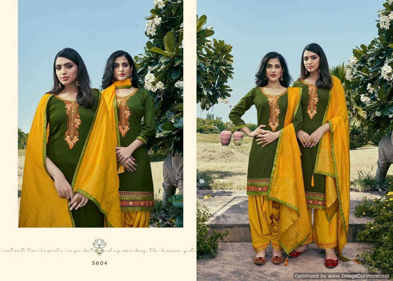 Kessi  Presents Lashkara Designer Festive Wear Dress Material
