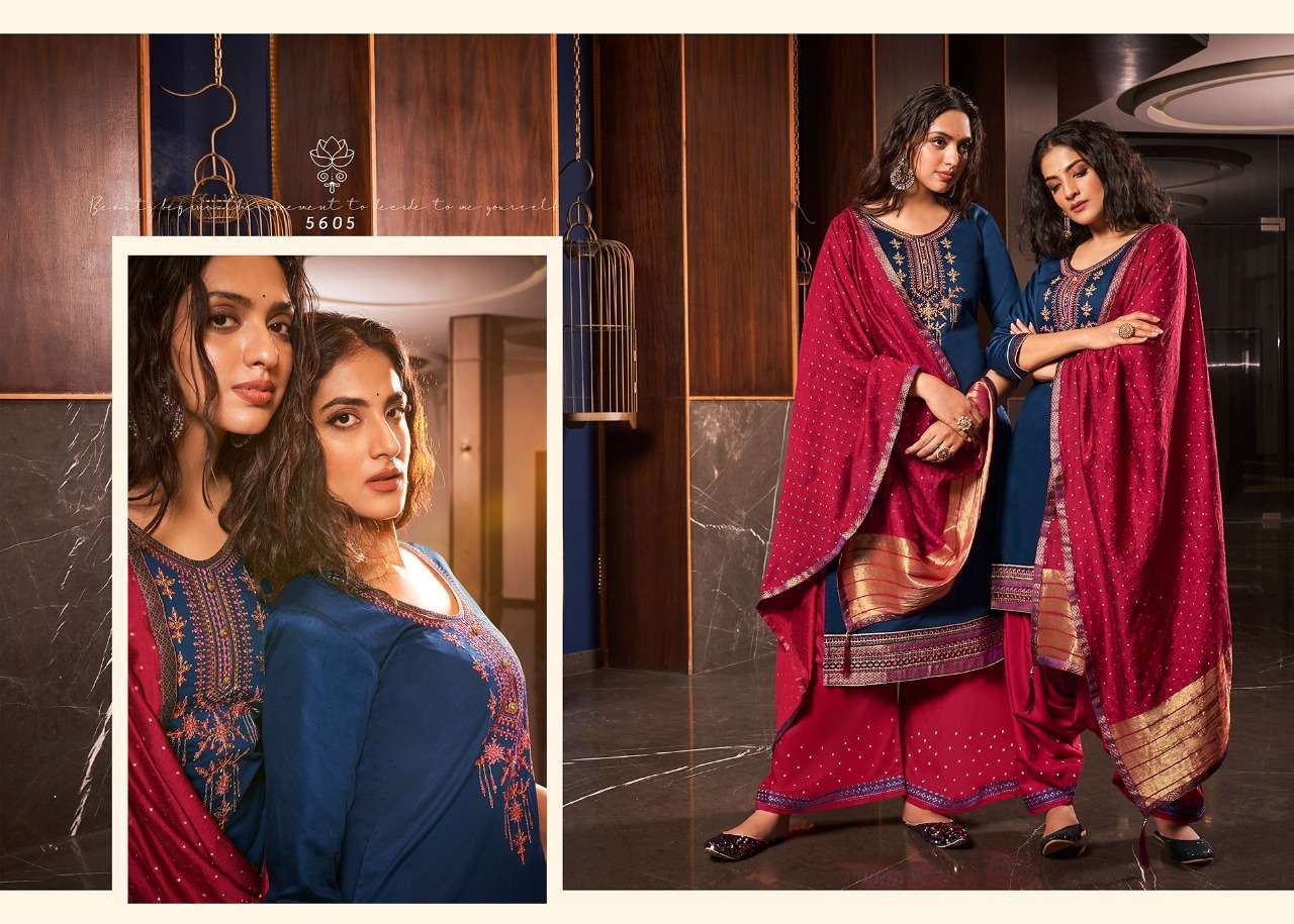 Kessi  Presents Lashkara Designer Festive Wear Dress Material