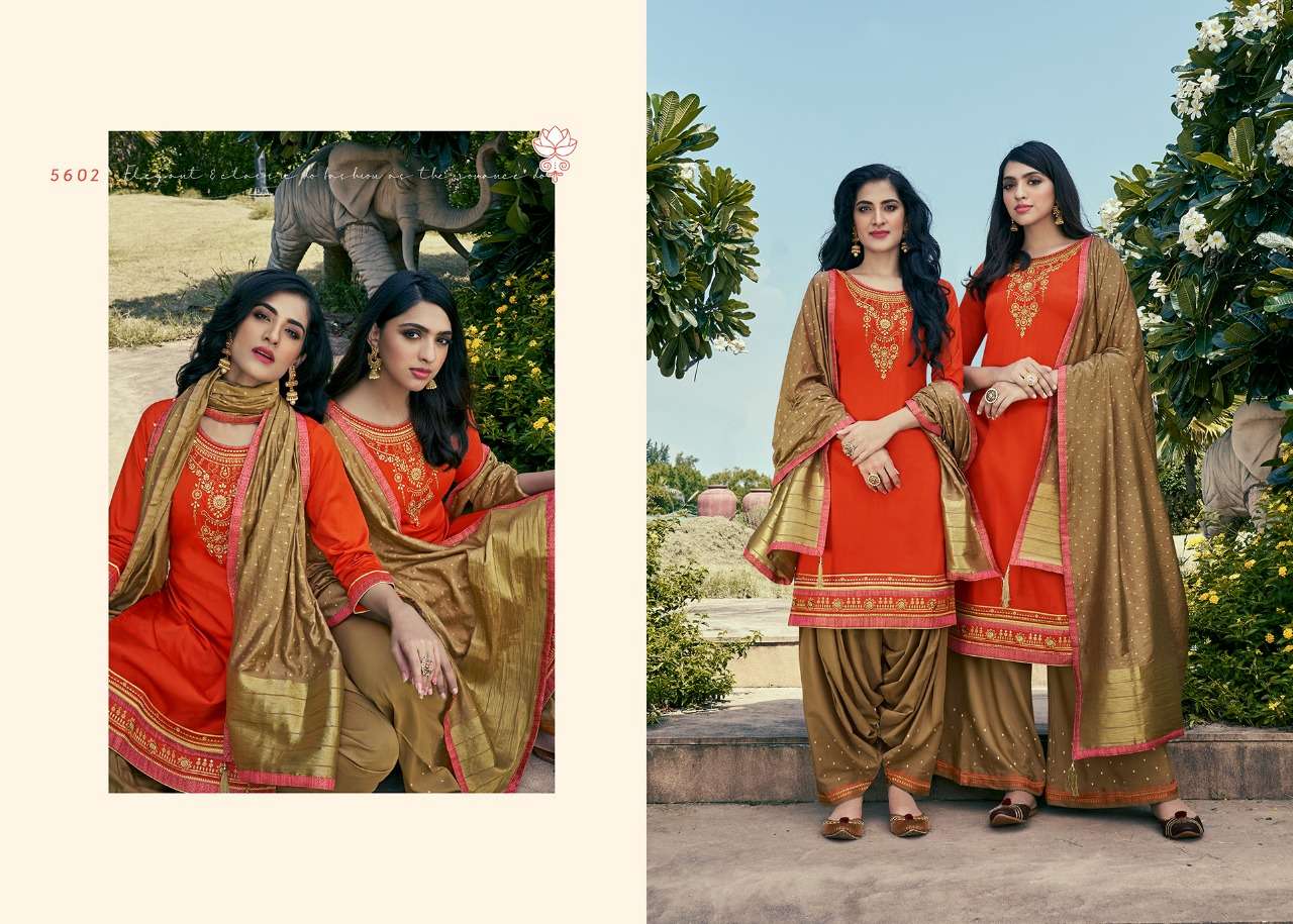 Kessi  Presents Lashkara Designer Festive Wear Dress Material