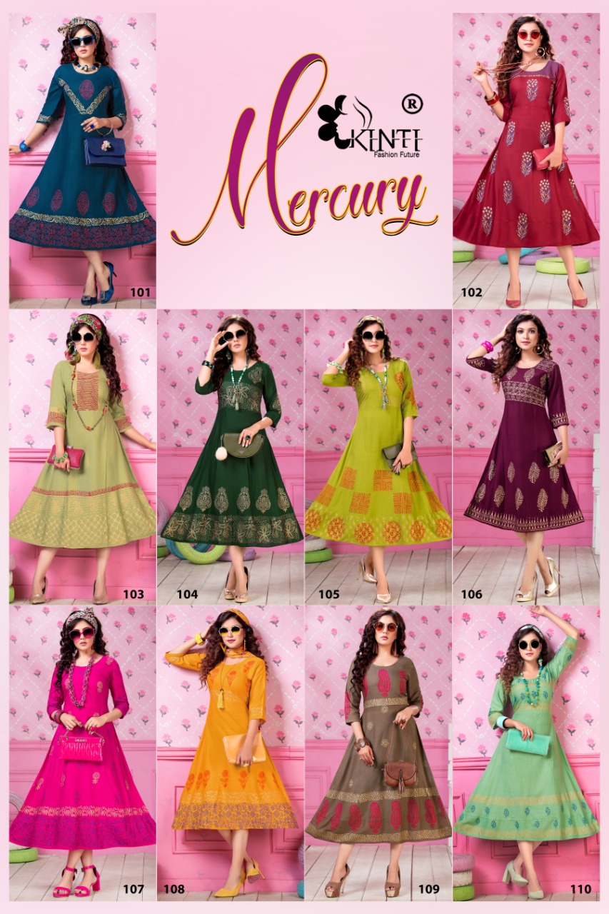 Kinti Presents Mercury Printed Kurti Collection
