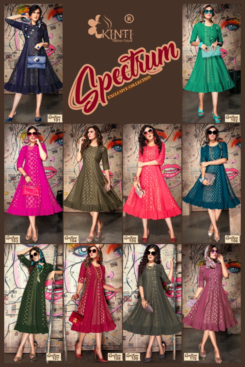 Kinti Presents Spectrum  Designer Kurti