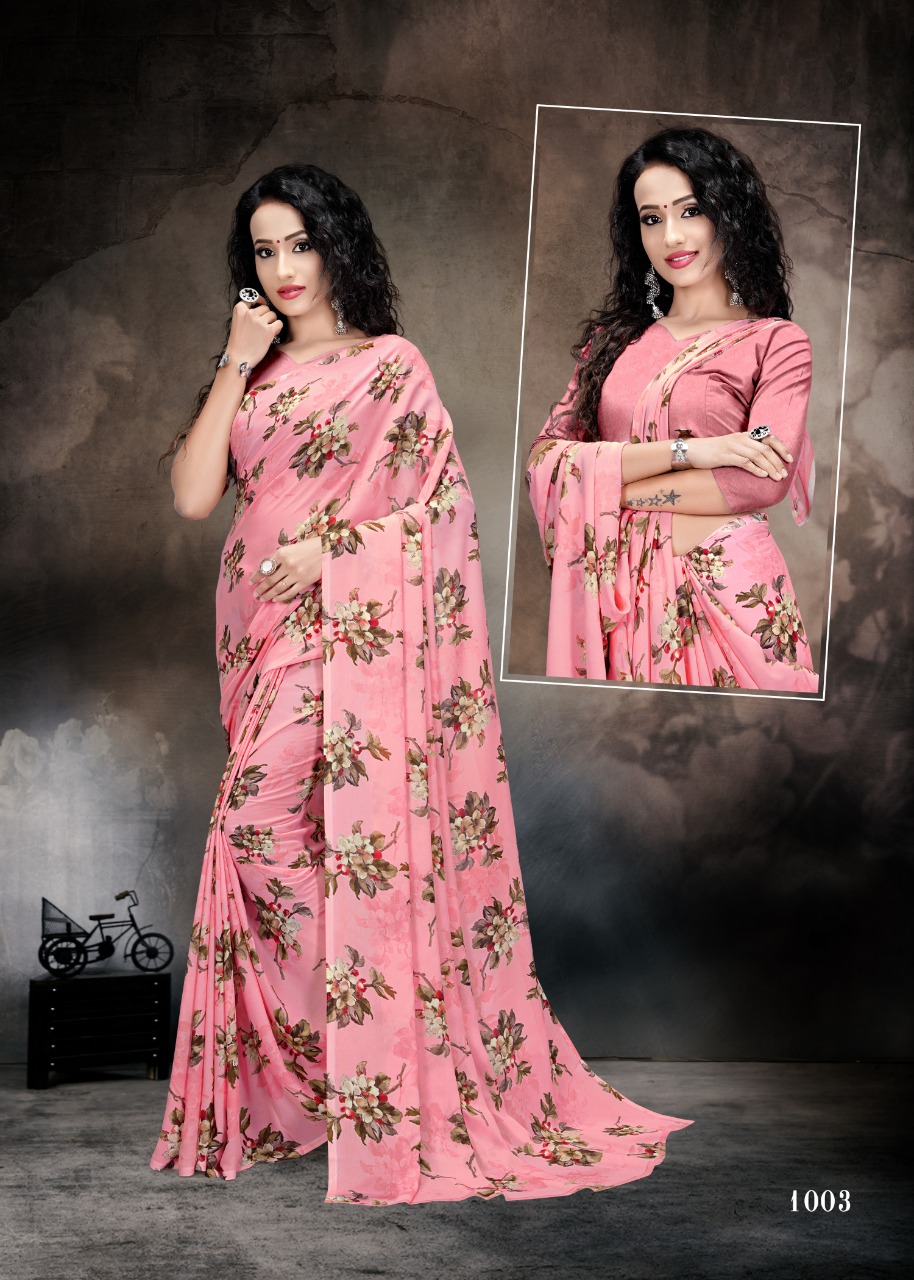 Kodas  Presents  Future Fashion Vol 5  Printed Saree Collection