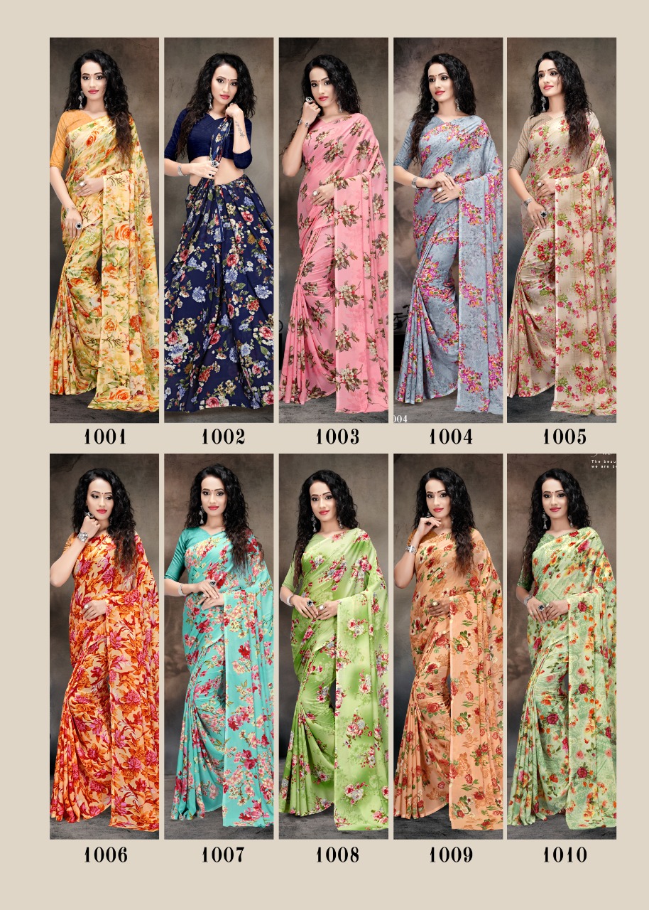 Kodas  Presents  Future Fashion Vol 5  Printed Saree Collection