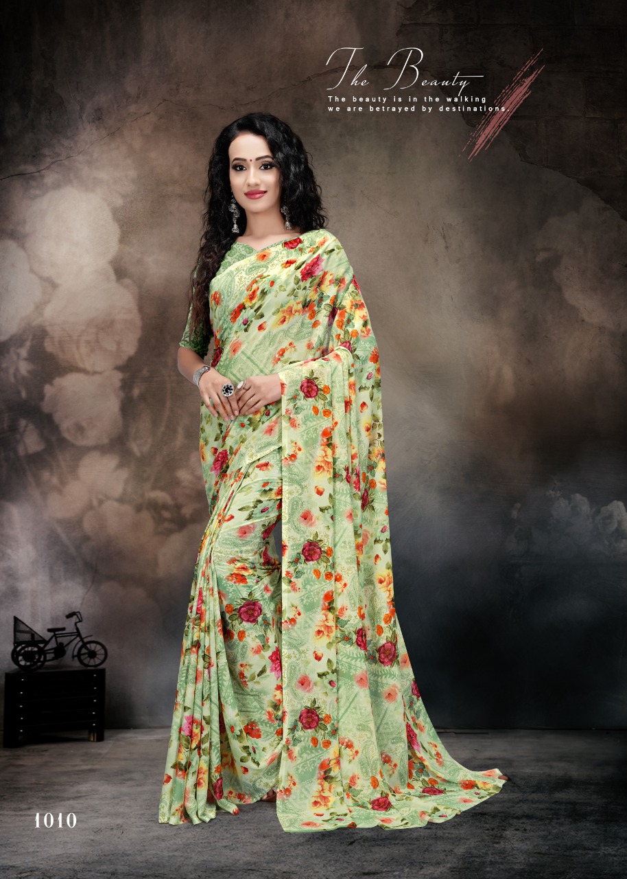 Kodas  Presents  Future Fashion Vol 5  Printed Saree Collection