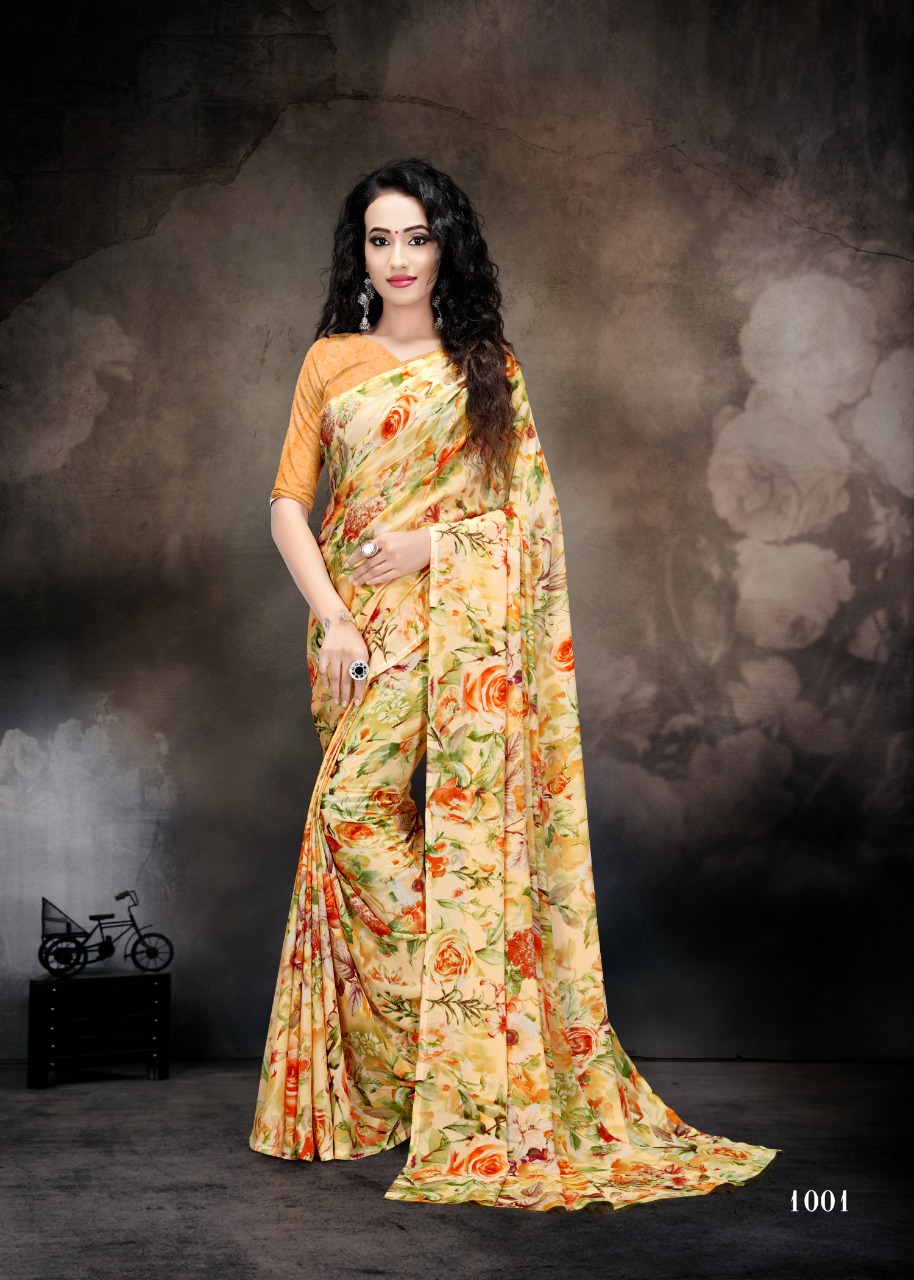 Kodas  Presents  Future Fashion Vol 5  Printed Saree Collection