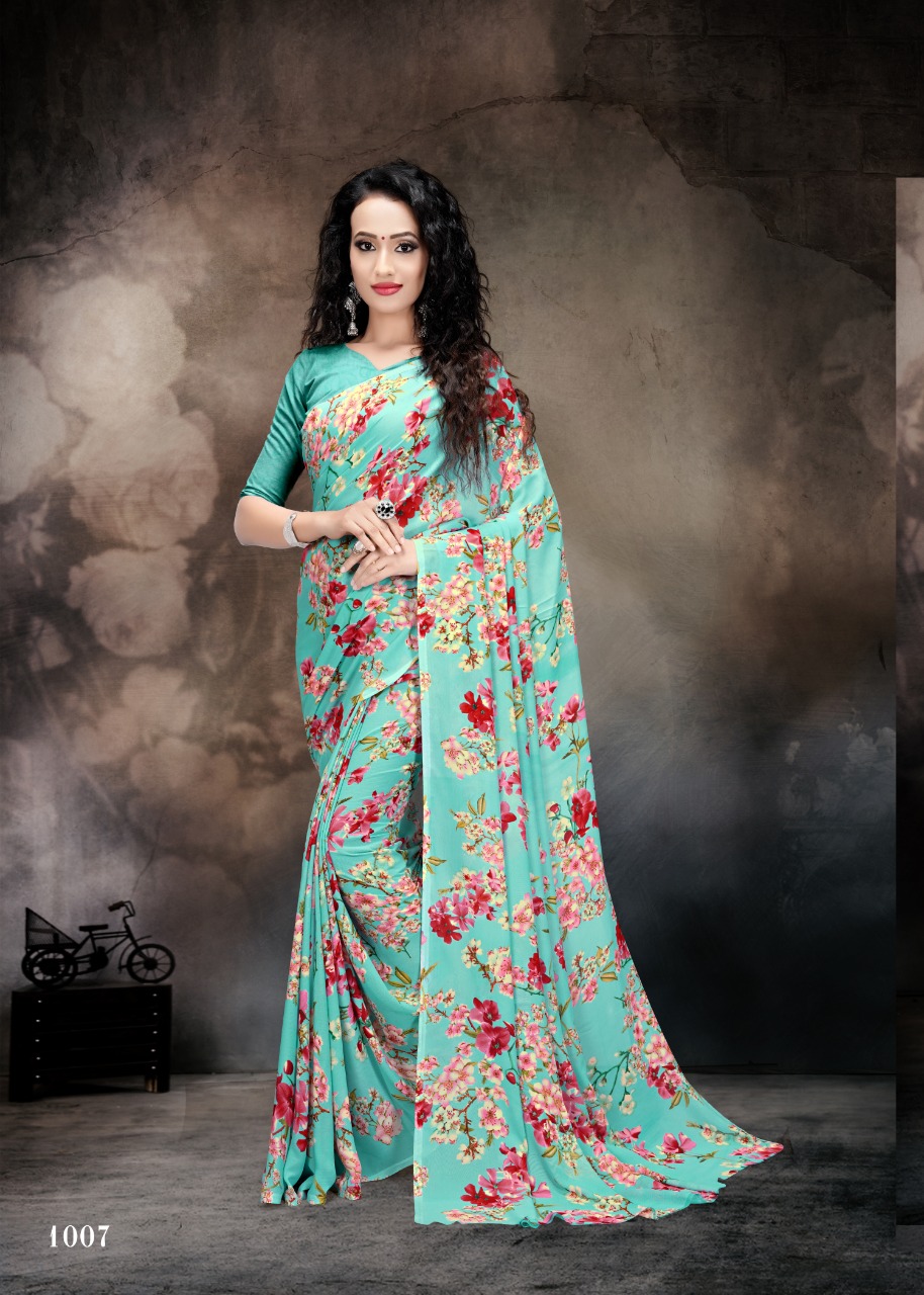 Kodas  Presents  Future Fashion Vol 5  Printed Saree Collection