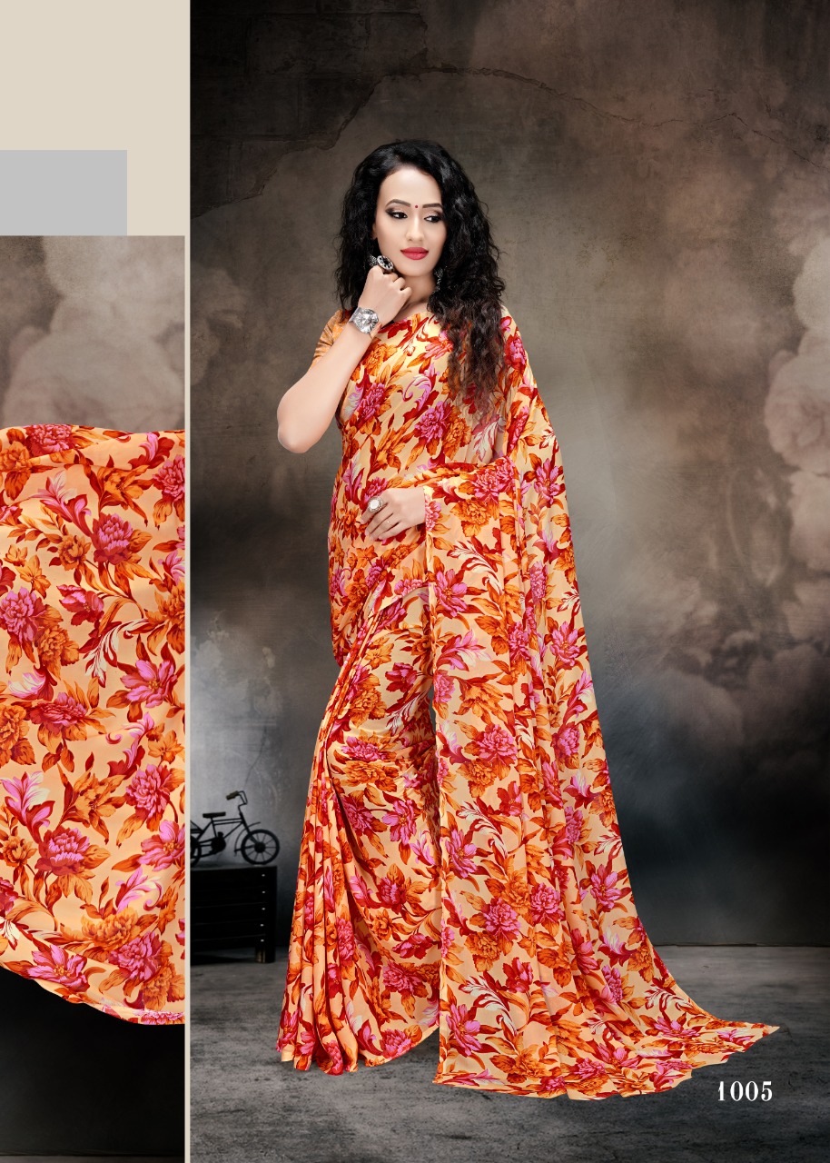 Kodas  Presents  Future Fashion Vol 5  Printed Saree Collection