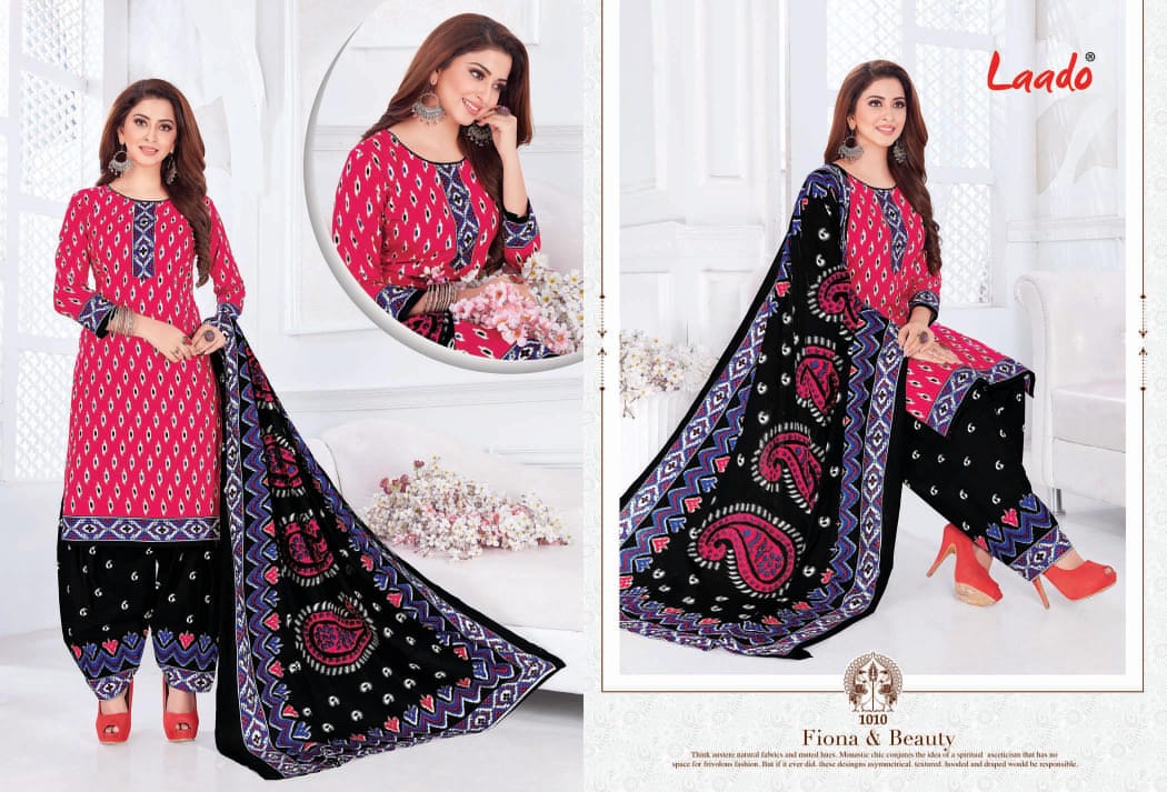 Laado Presents  Ikat Special Vol  1  Printed Dress Material