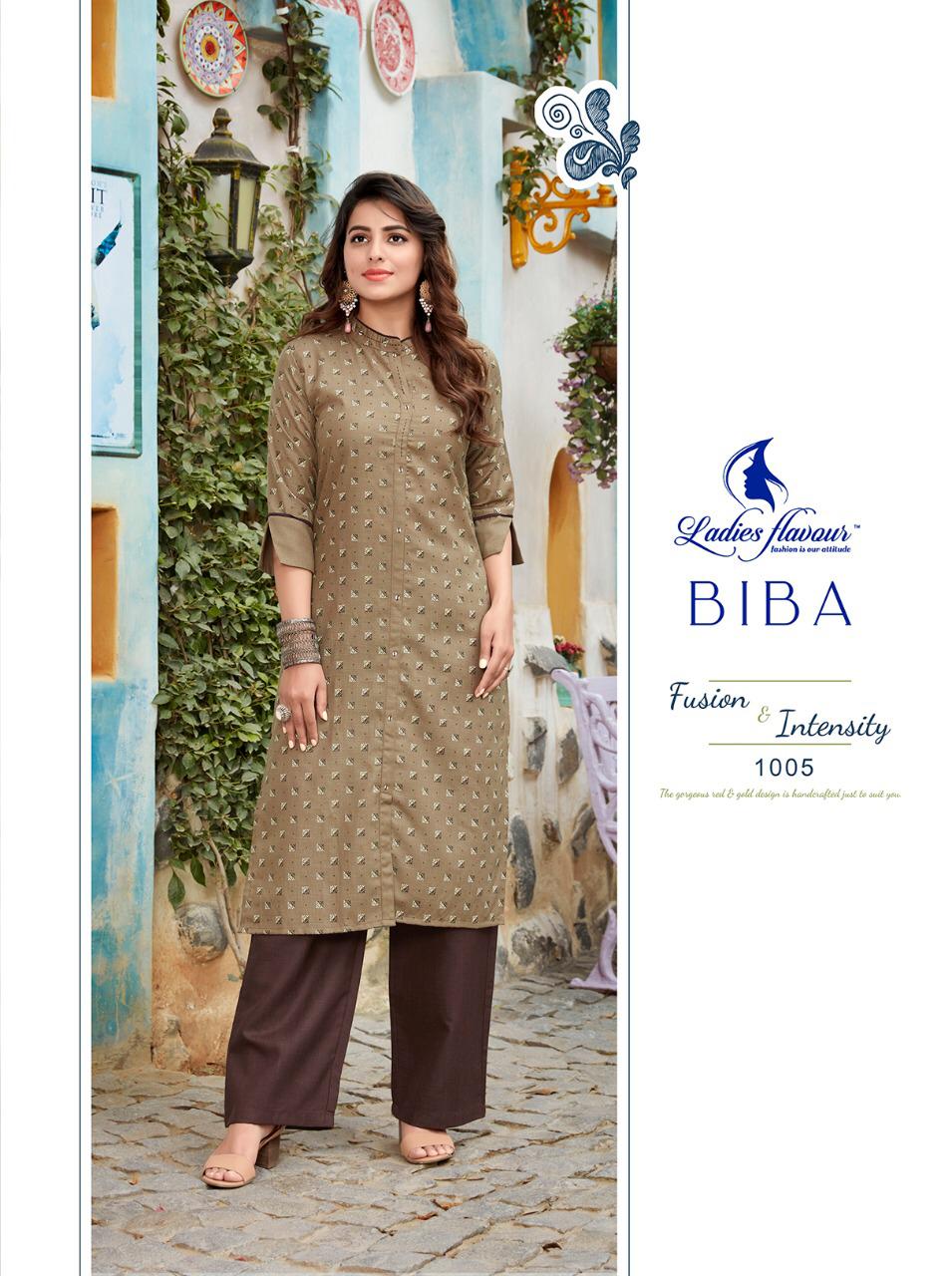 Ladies Flavour presents BIba Casual Wear Stylish Kurti With Bottom 1
