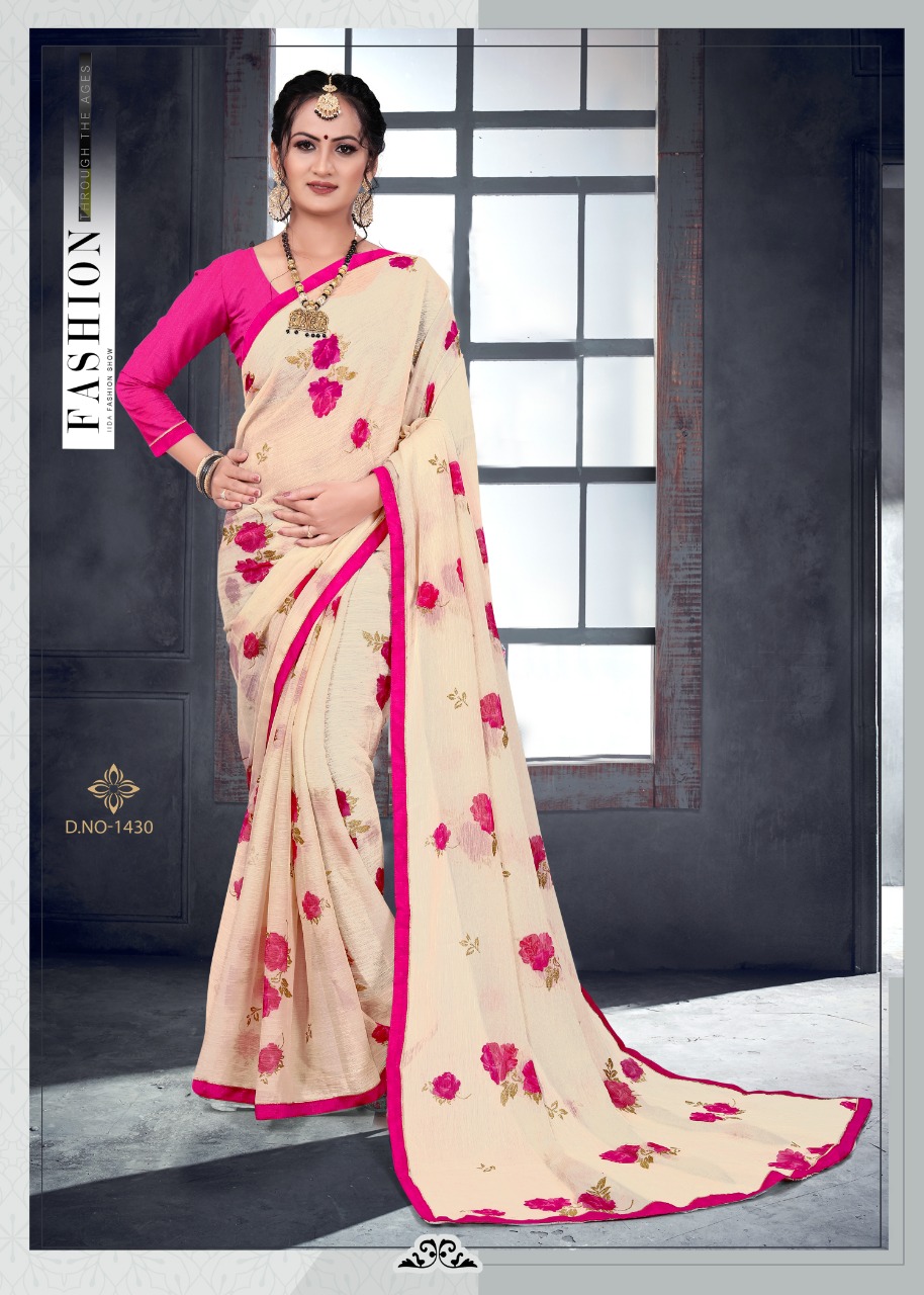 Leela Weight Less Casual Wear Sarees Catalogue