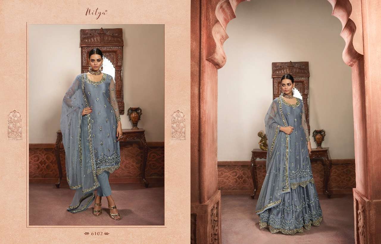 Lt Nitya 161  Festive Wear Designer Salwar Suits Collection