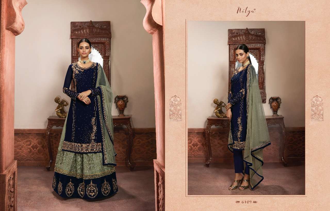 Lt Nitya 161  Festive Wear Designer Salwar Suits Collection