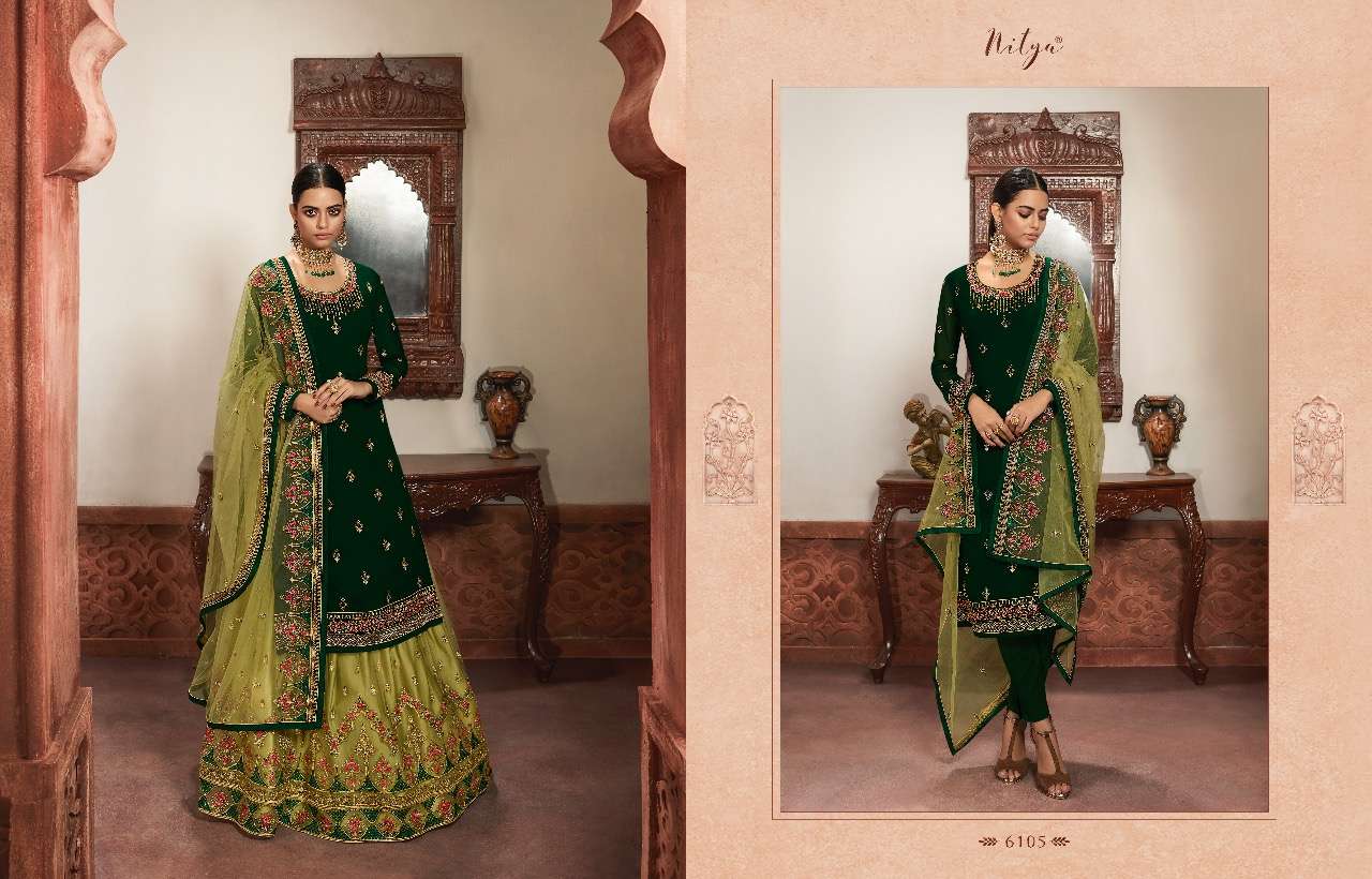 Lt Nitya 161  Festive Wear Designer Salwar Suits Collection