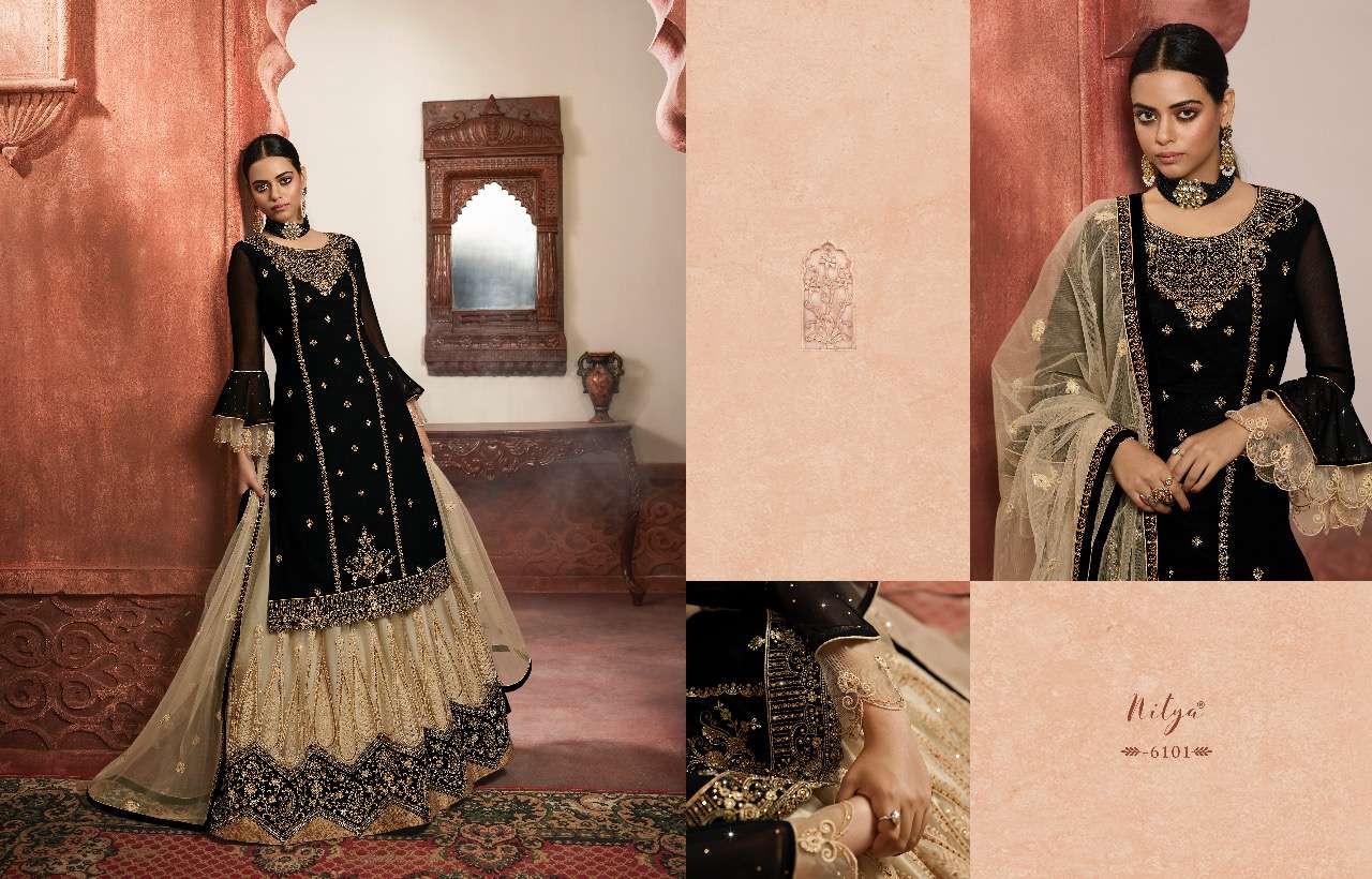 Lt Nitya 161  Festive Wear Designer Salwar Suits Collection