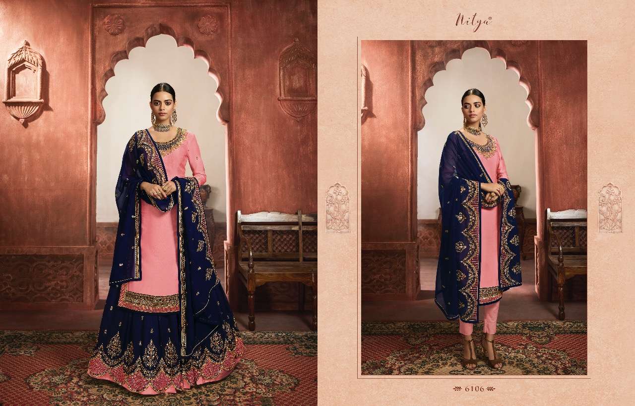 Lt Nitya 161  Festive Wear Designer Salwar Suits Collection