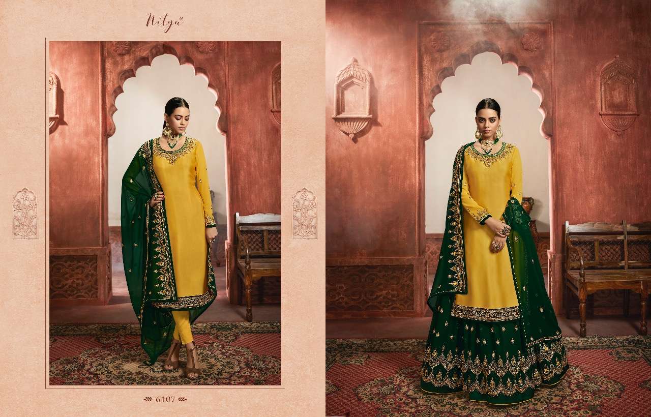 Lt Nitya 161  Festive Wear Designer Salwar Suits Collection