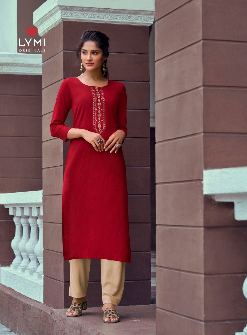 Lymi Presents Runway Casual Ware Kurtis With Bottom