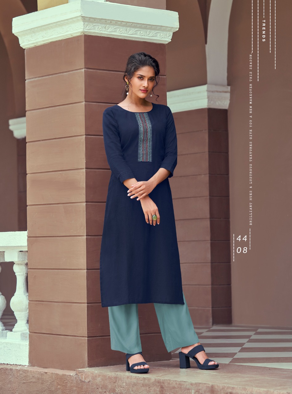 Lymi Presents Runway Casual Ware Kurtis With Bottom
