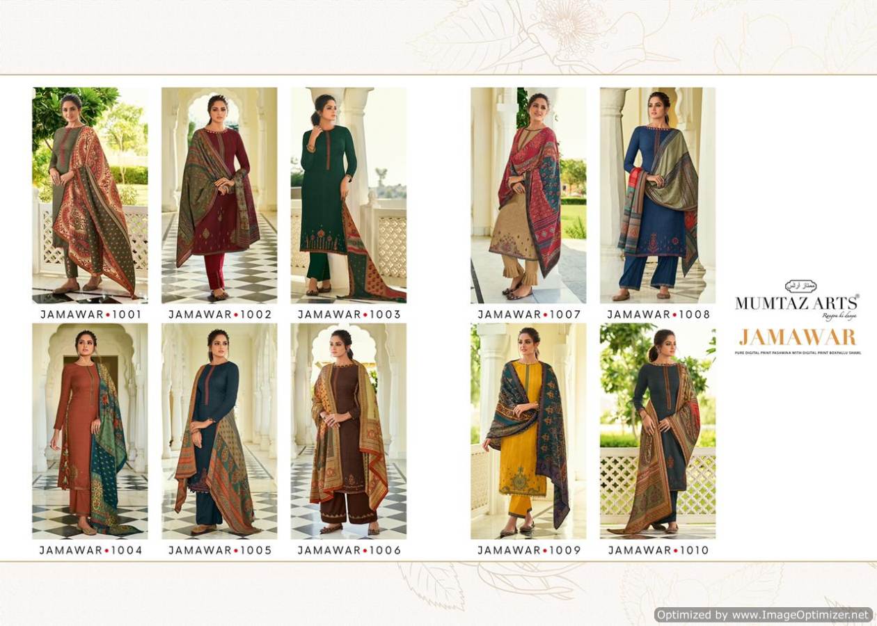 Mumtaz Arts Presents  Jamawar Pure Pashmina Kashmiri Collection