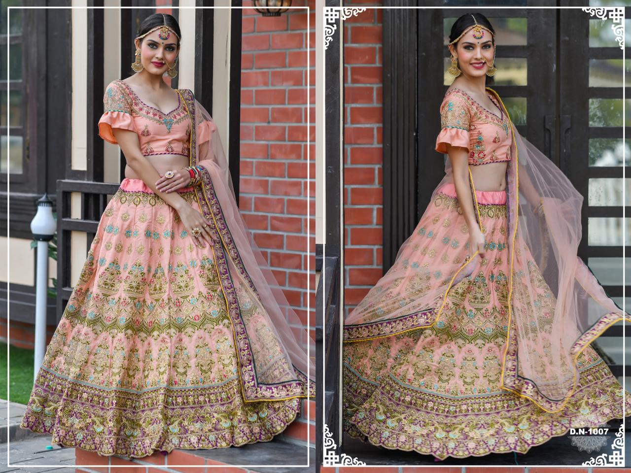 Peafowl Vol  53 Heavy Bridal Lehenga Choli Collection