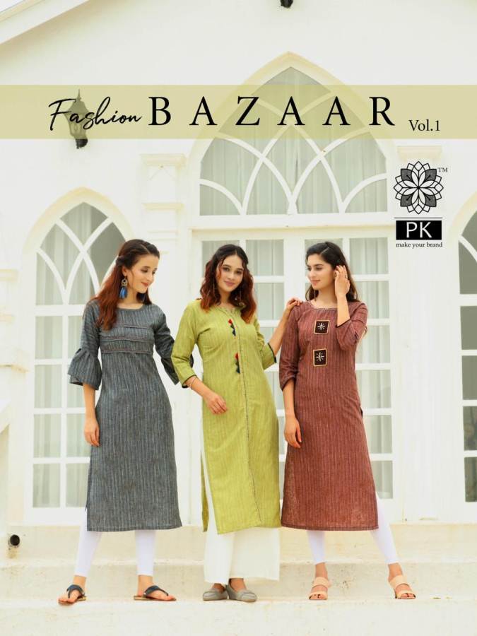 Pk Presents Fashion Bazaar Vol 1 Daily Wear Kurti Collection