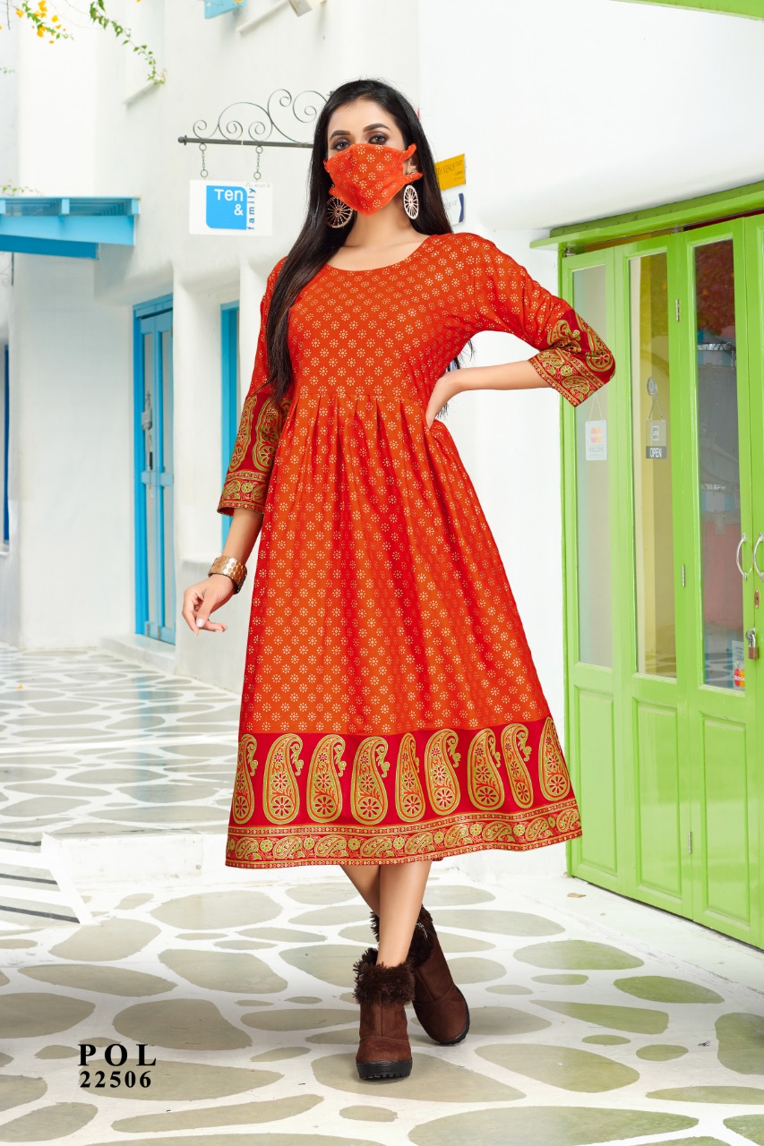 Pol 21 Vol 2 Designer Kurti Collection