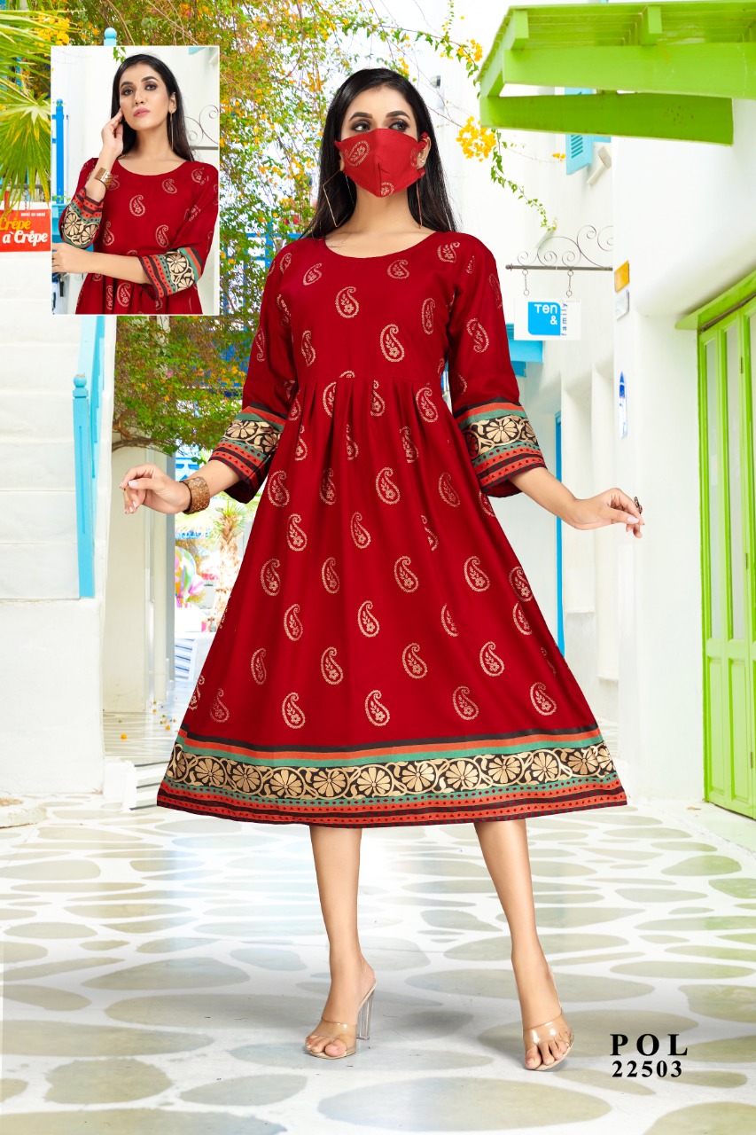 Pol 21 Vol 2 Designer Kurti Collection