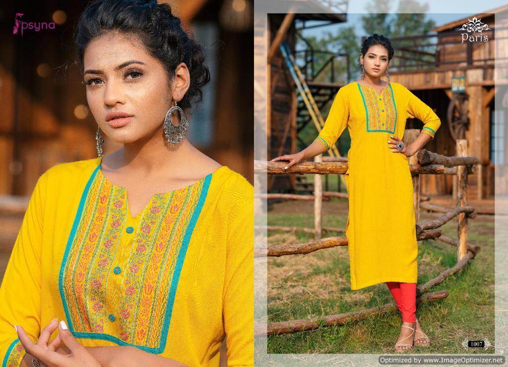 Psyna  Presents Pari Casual Wear Kurti Collection