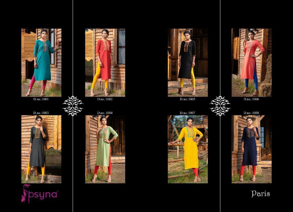 Psyna  Presents Pari Casual Wear Kurti Collection