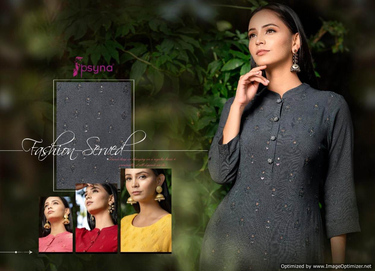 Psyna  Presents Pia Vol 2  Stylish Kurti With Bottom