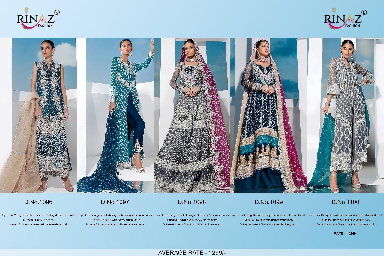 Rinaz Presents Blockbuster Hits Pakistani Suits