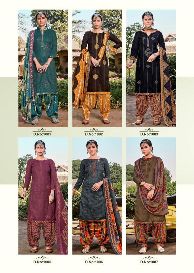 Roli Moli Presents Pakija Pure Pashmina Jacquard Dress Material