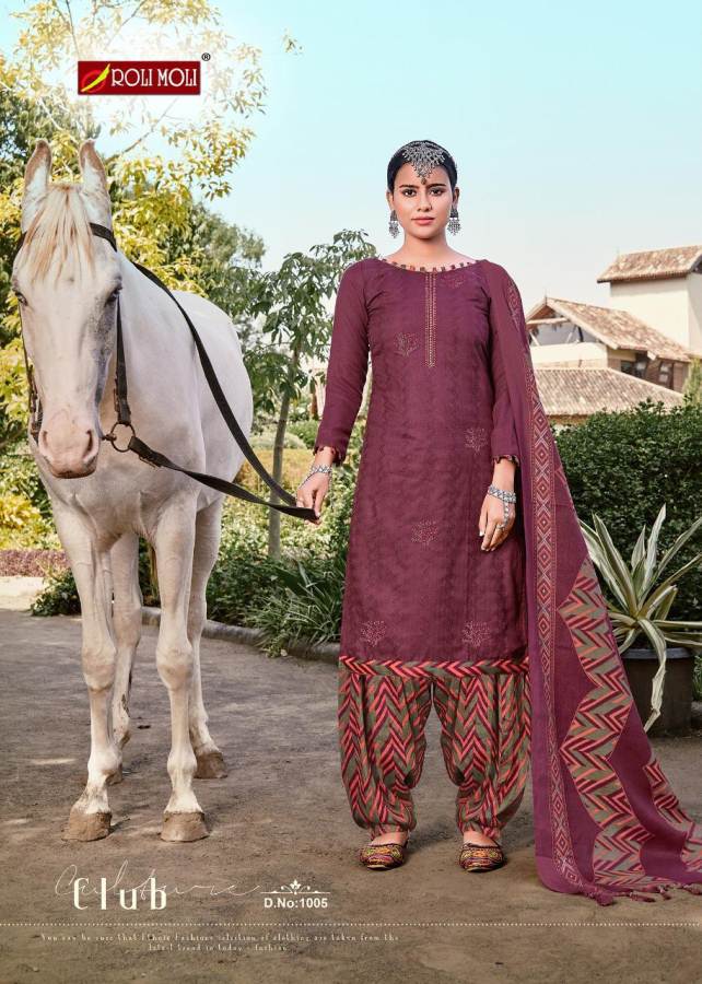 Roli Moli Presents Pakija Pure Pashmina Jacquard Dress Material