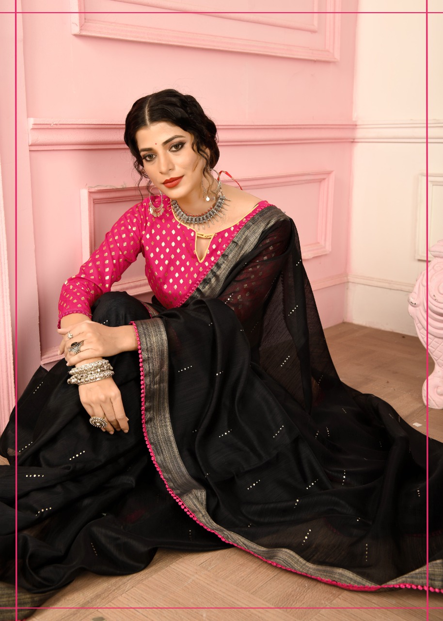 Saanjh Casual Wear Sarees Catalogue