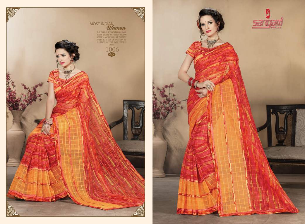 Sangam Presents  Madhuri Kota Printed Sarees Collection