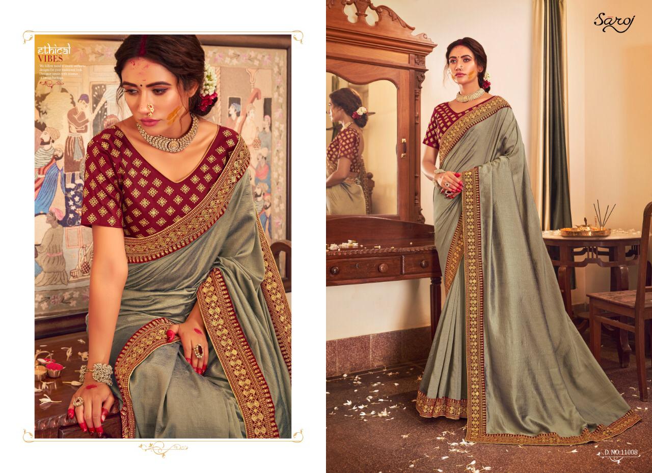 Saroj Presents Afreen Designer Saree Collection