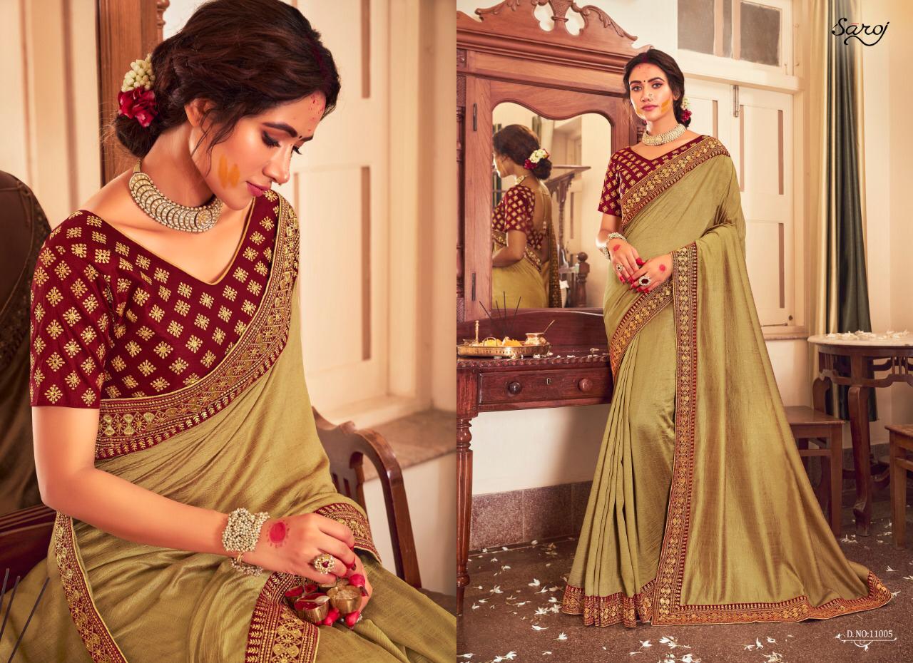 Saroj Presents Afreen Designer Saree Collection