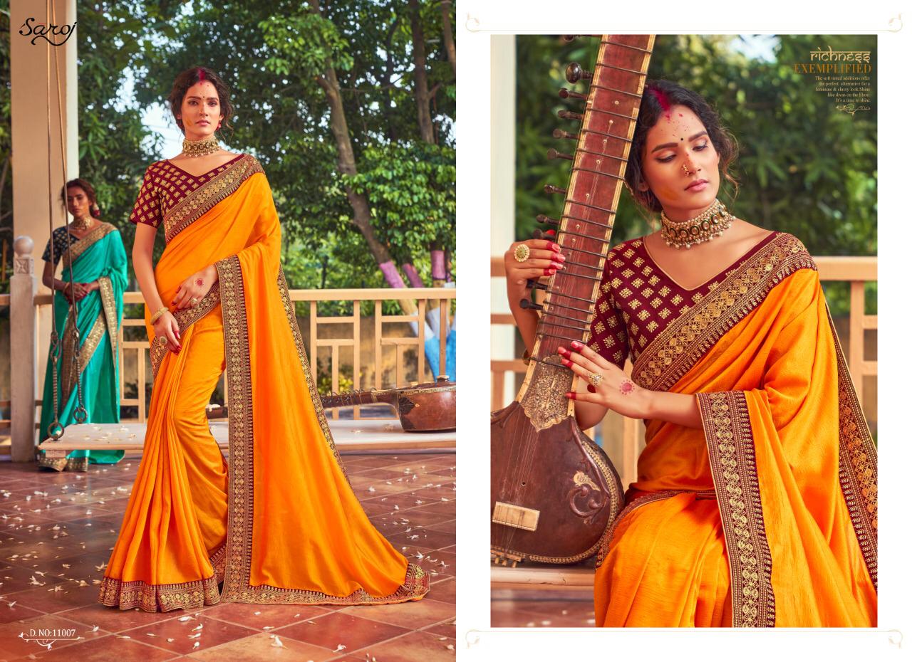 Saroj Presents Afreen Designer Saree Collection
